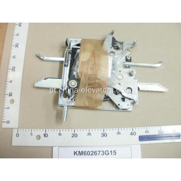 Acoplador de trilhos de fechadura de porta KM602673G15 para elevadores KONE